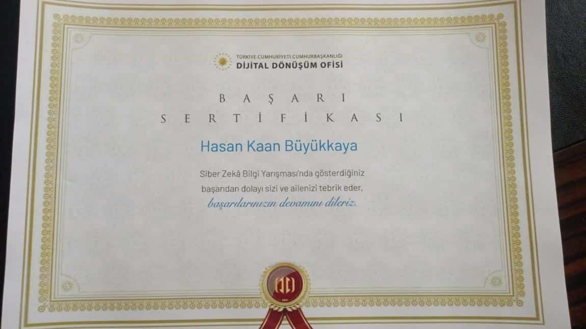 Cumhurbaşkanlığı Dijital Dönüşüm Ofisi ödülü